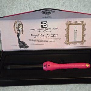 Brilliance New York Diamond Infused 1 in Curling Wand Ltd Edition- Pink